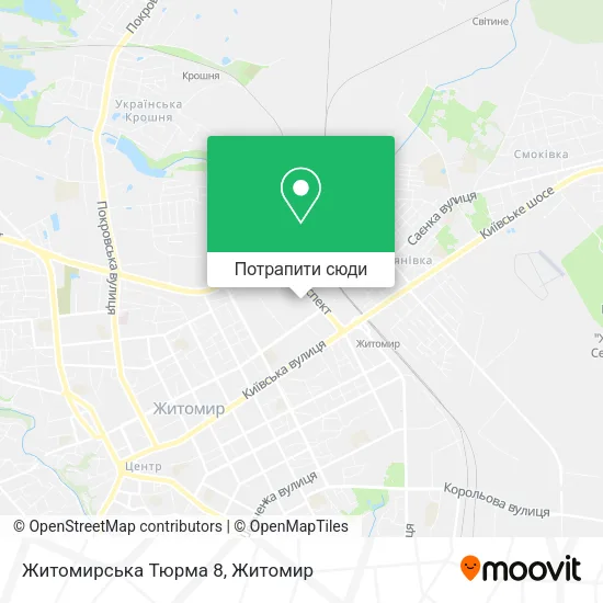 Карта Житомирська Тюрма 8