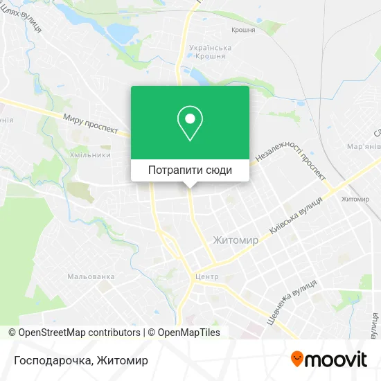 Карта Господарочка