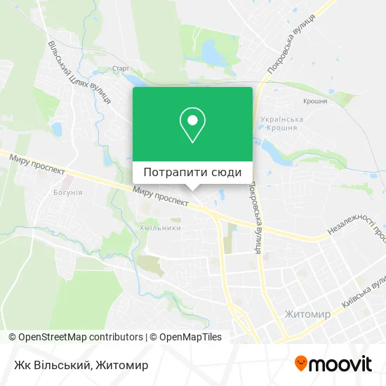 Карта Жк Вільський