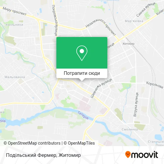 Карта Подільський Фермер
