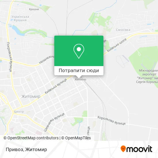 Карта Привоз