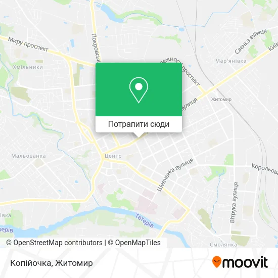 Карта Копійочка