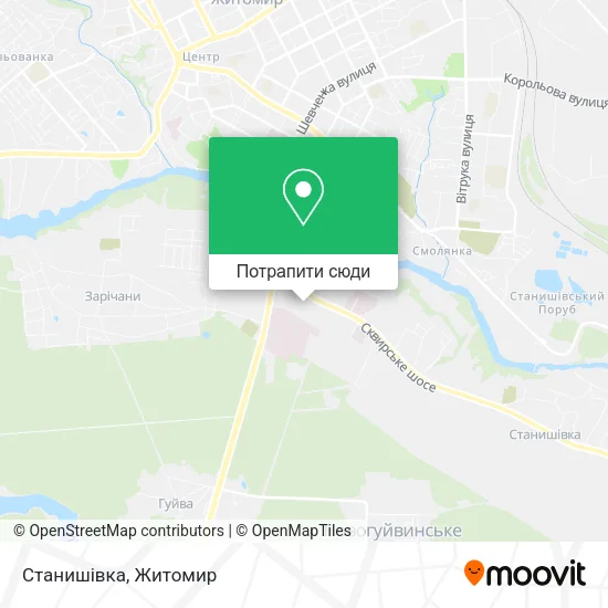 Карта Станишівка