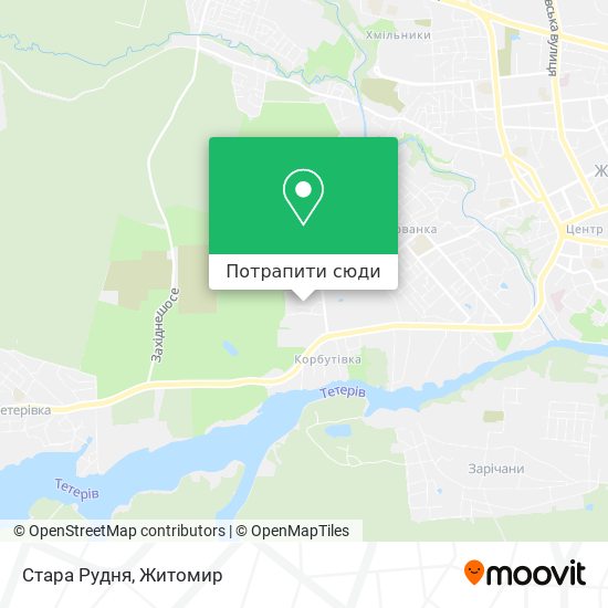 Карта Стара Рудня