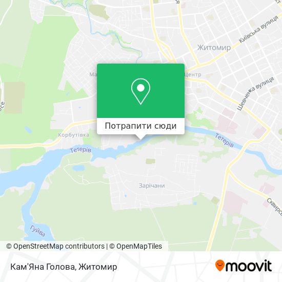 Карта Кам'Яна Голова