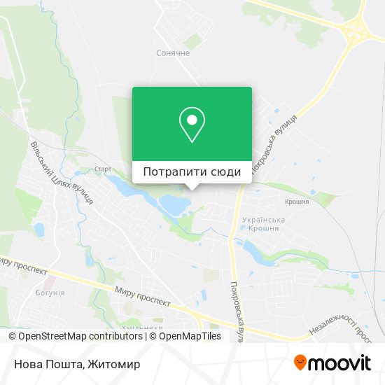 Карта Нова Пошта