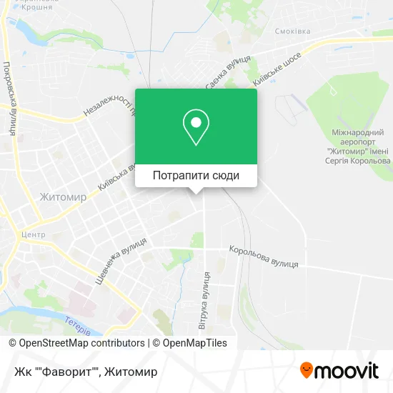 Карта Жк ""Фаворит""