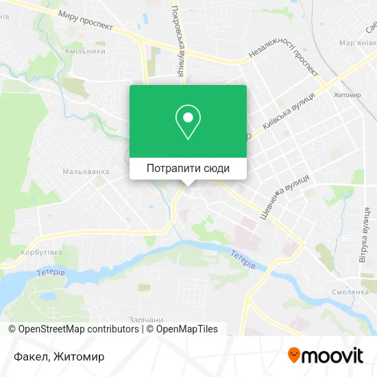 Карта Факел