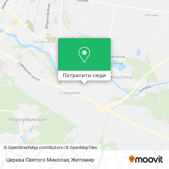 Карта Церква Святого Миколая