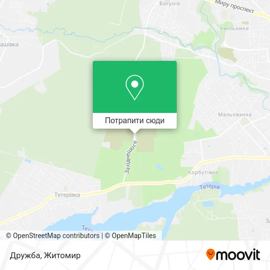 Карта Дружба