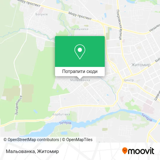 Карта Мальованка