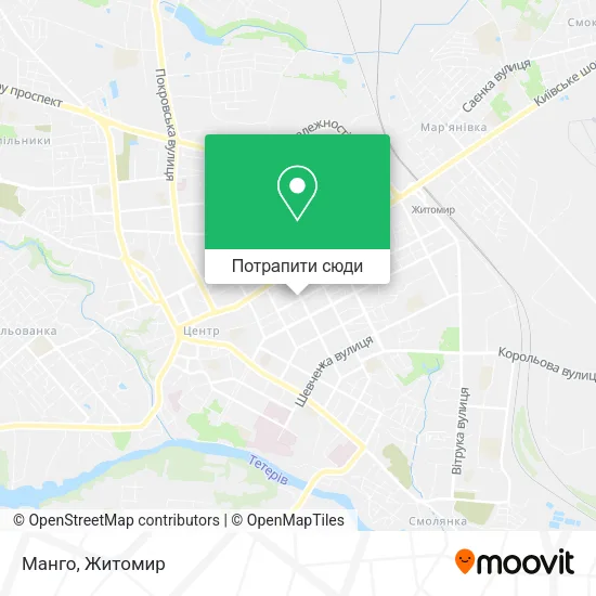 Карта Манго