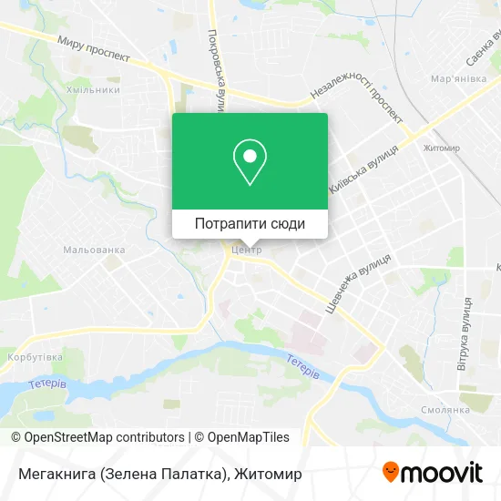 Карта Мегакнига (Зелена Палатка)