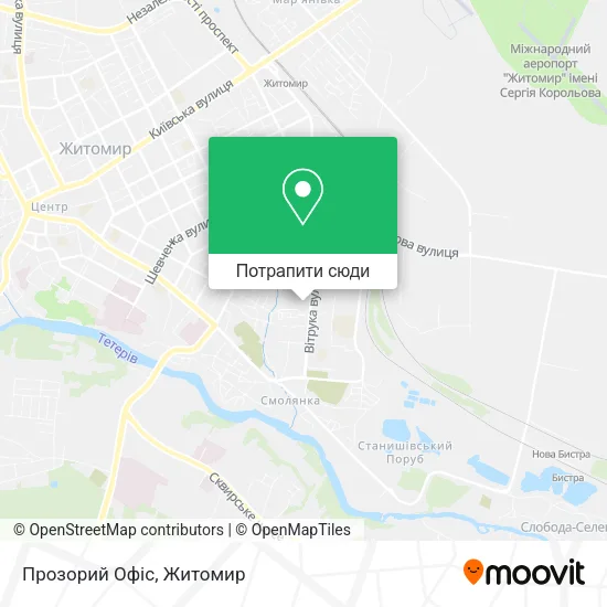Карта Прозорий Офіс