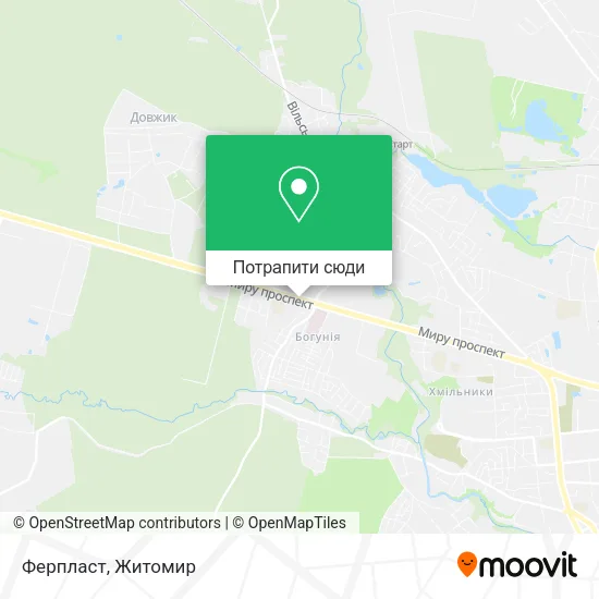 Карта Ферпласт