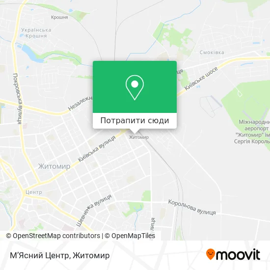 Карта М’Ясний Центр