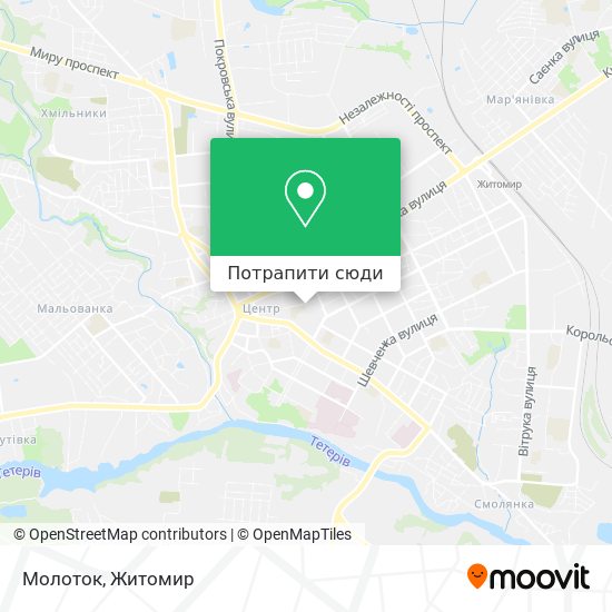 Карта Молоток