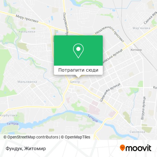 Карта Фундук
