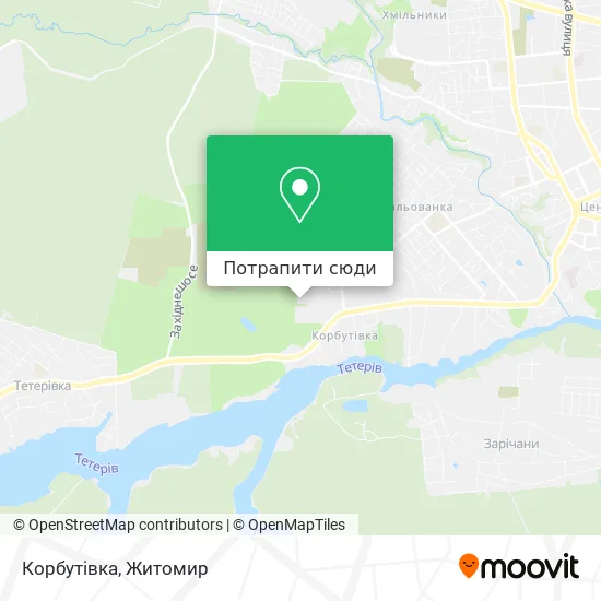 Карта Корбутівка