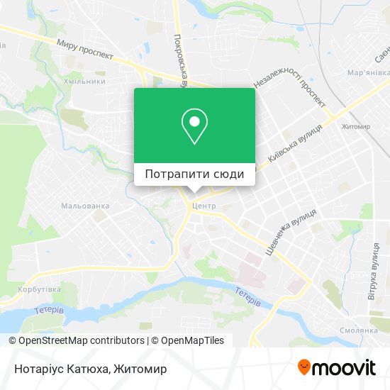 Карта Нотаріус Катюха