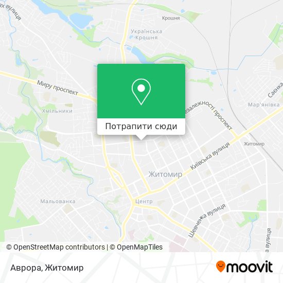 Карта Аврора