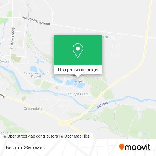 Карта Бистра