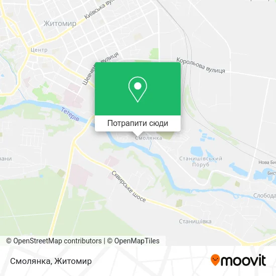 Карта Смолянка