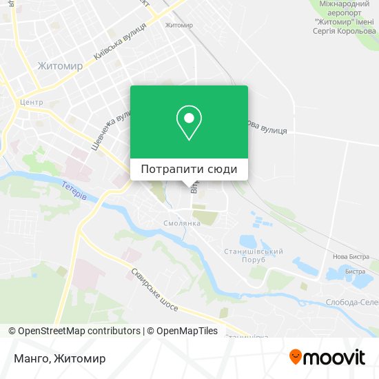 Карта Манго