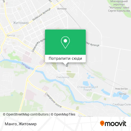 Карта Манго
