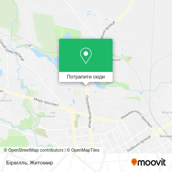 Карта Бірвілль