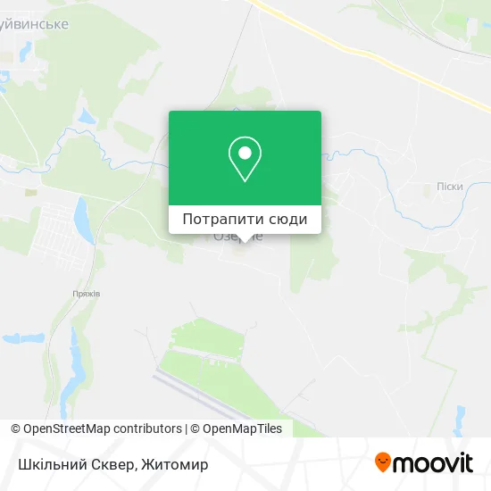 Карта Шкільний Сквер