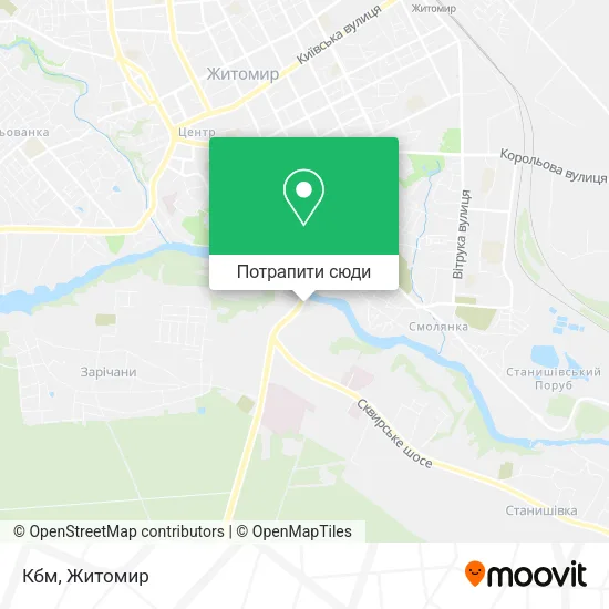 Карта Кбм