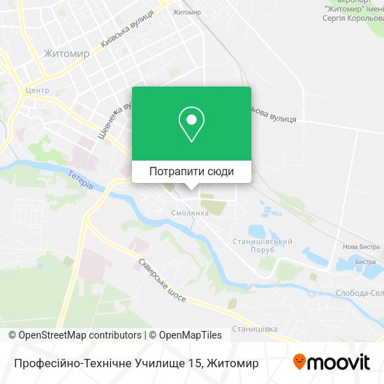 Карта Професійно-Технічне Училище 15