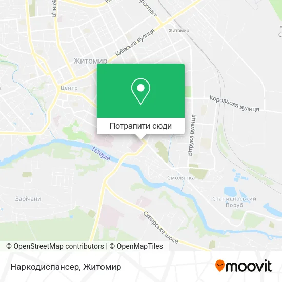 Карта Наркодиспансер