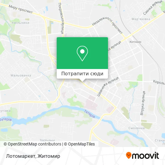 Карта Лотомаркет