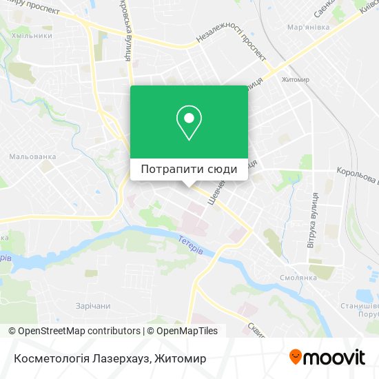 Карта Косметологія Лазерхауз