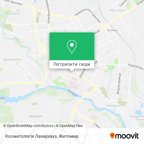 Карта Косметологія Лазерхауз