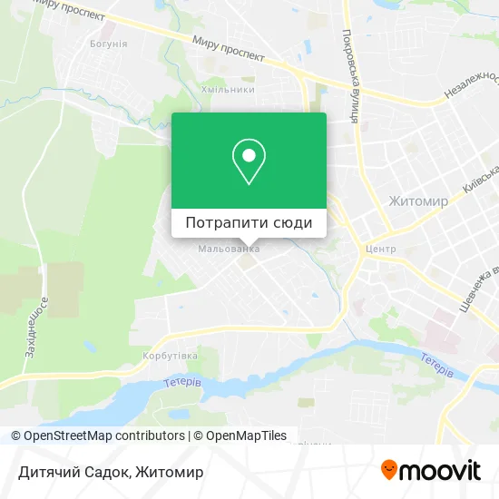 Карта Дитячий Садок