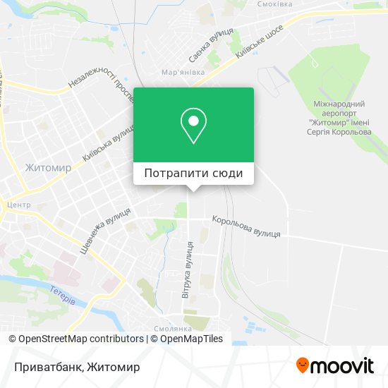 Карта Приватбанк