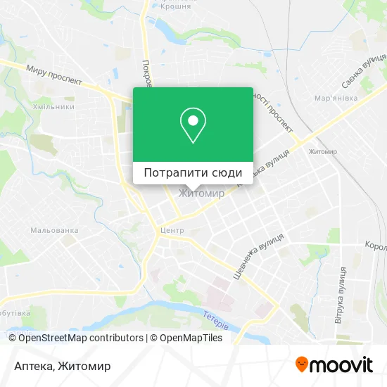 Карта Аптека