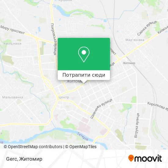Карта Gerc