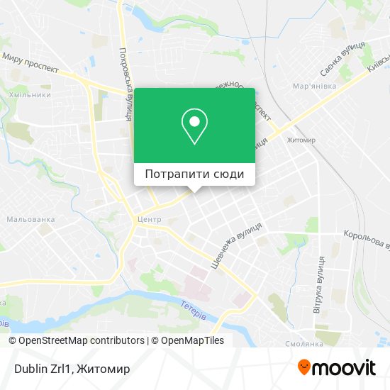 Карта Dublin Zrl1