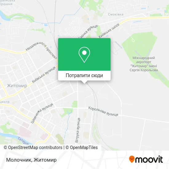 Карта Молочник