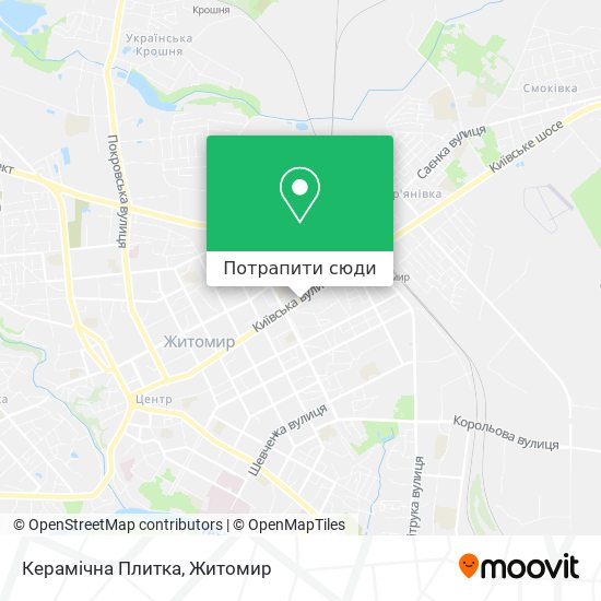 Карта Керамічна Плитка