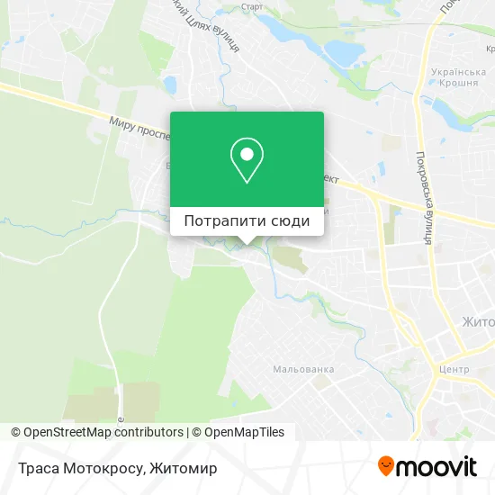 Карта Траса Мотокросу