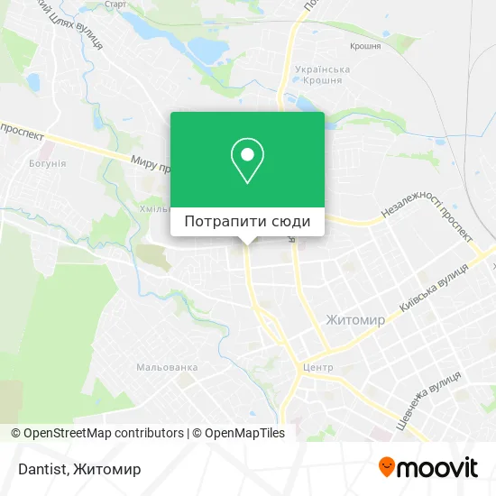 Карта Dantist