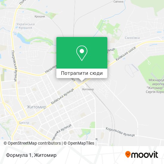 Карта Формула 1