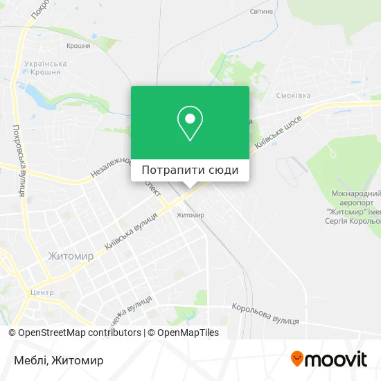 Карта Меблі
