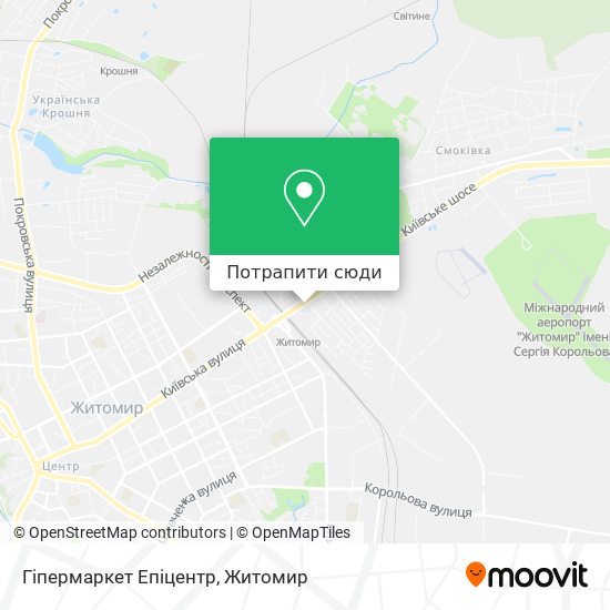 Карта Гіпермаркет Епіцентр