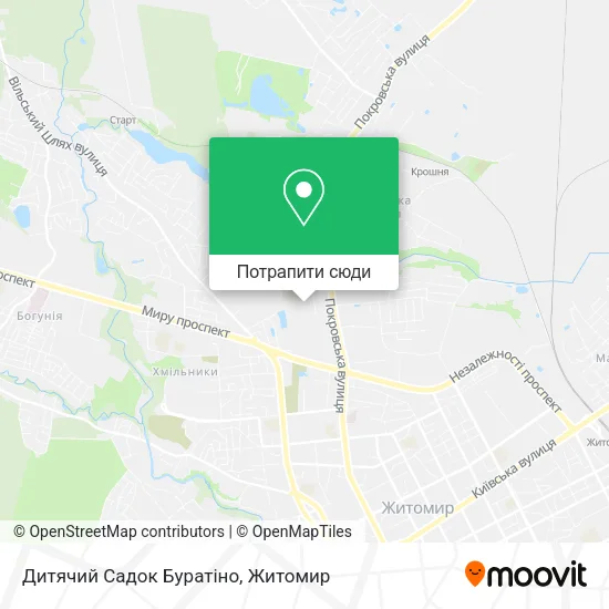 Карта Дитячий Садок Буратіно